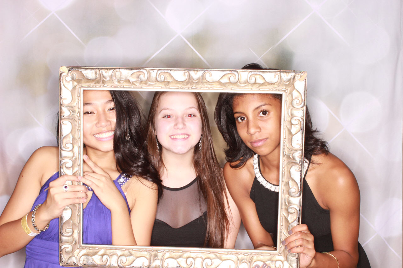Corporate photo booth setup